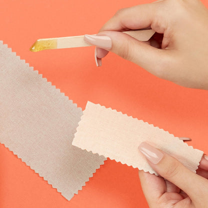 GiGi Waxing Strips for Hair Removal - Small Natural Muslin, 100 Epilating Strips