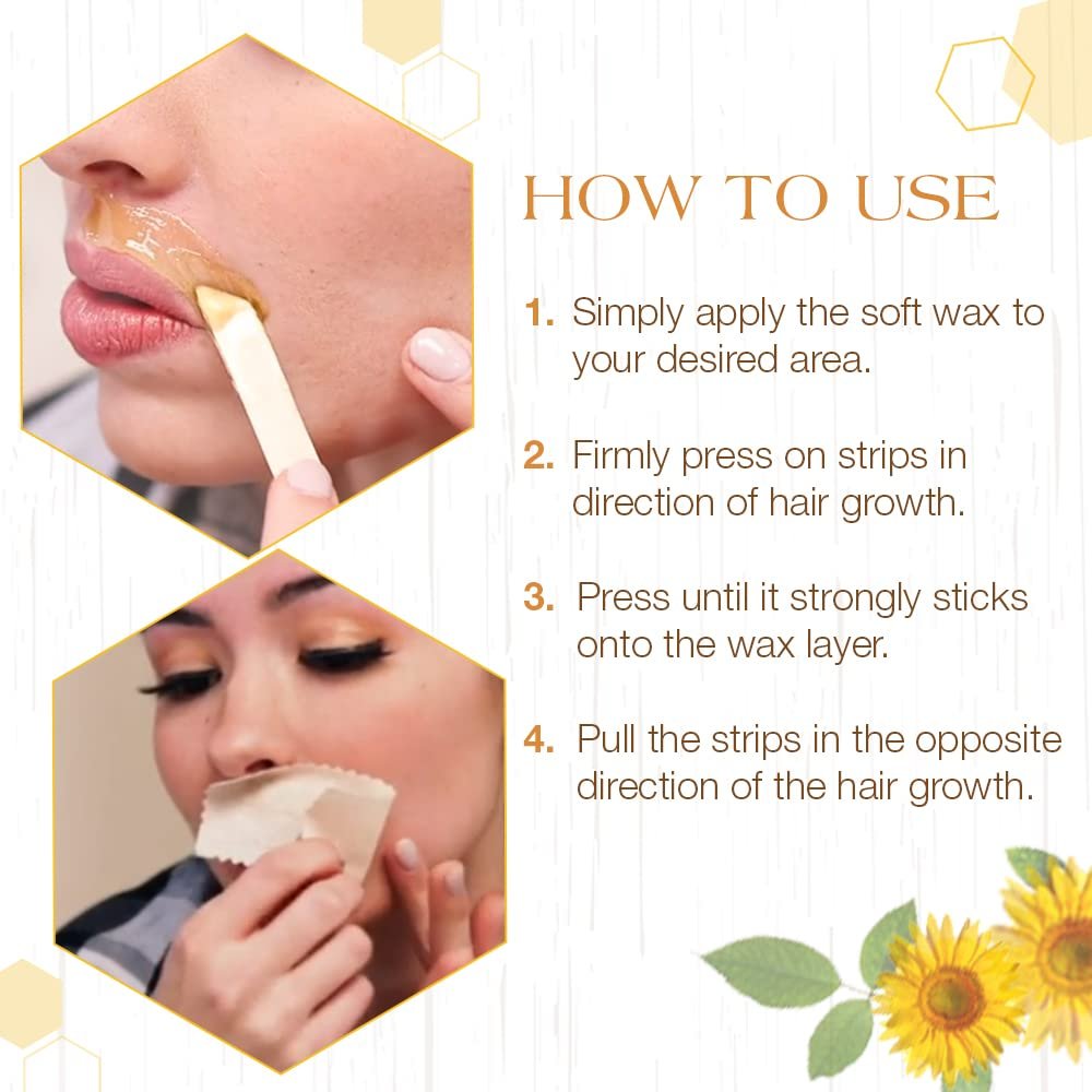 GiGi Waxing Strips for Hair Removal - Small Natural Muslin, 100 Epilating Strips - görsel 10