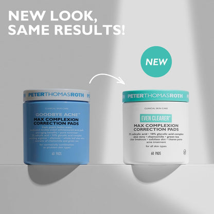 Peter Thomas Roth Even Clearer Max Complexion Correction Pads for Acne and Blemishes - 60 Count Avelisse