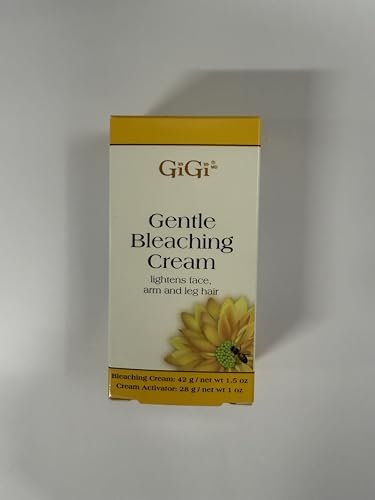 GiGi Gentle Bleaching Cream for Hair – Safe Facial & Body Hair Bleach, 1 oz Avelisse