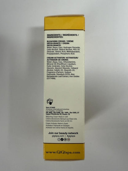 GiGi Gentle Bleaching Cream for Hair – Safe Facial & Body Hair Bleach, 1 oz Avelisse