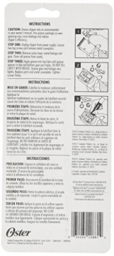 Oster Gear Lube Premium Clipper Grease – 1.25 oz (076300-105-000) - görsel 4