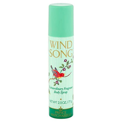 Parfums De Coeur Wind Song Body Spray, 2.5 oz - Long-Lasting Floral Fragrance