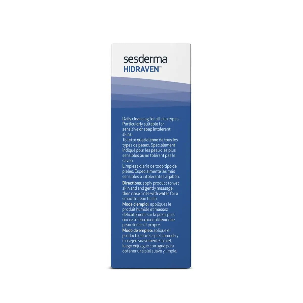Sesderma HIDRAVEN Foamy Soap-Free Cream Cleanser - Gentle Facial Wash for Sensitive Skin with Natural Plant Extracts, 10.2 fl oz Avelisse