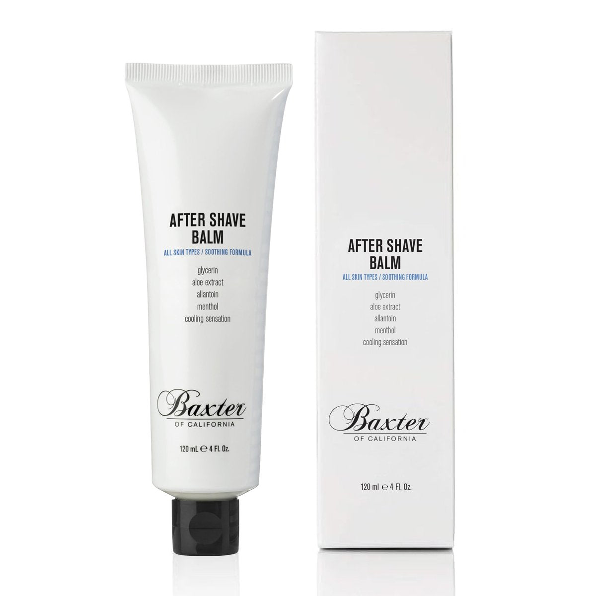 Baxter of California Men's After Shave Balm – Cooling Soothing Post-Shave Moisturizer (4 fl. oz) Avelisse
