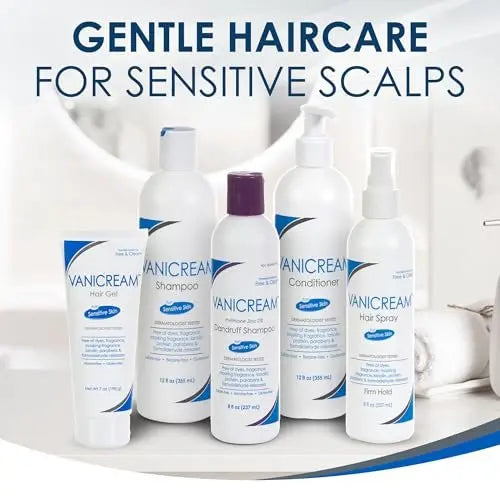 Vanicream Hair Shampoo 12 Oz – Gentle, Sulfate-Free Formula for Sensitive Scalps Avelisse