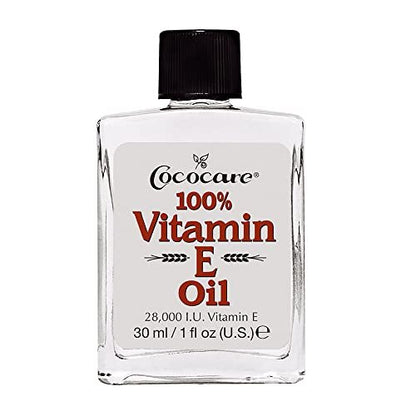 COCOCARE 100% Pure Vitamin E Oil - Moisturizing & Nourishing Skin and Hair Oil, 1 Fl Oz