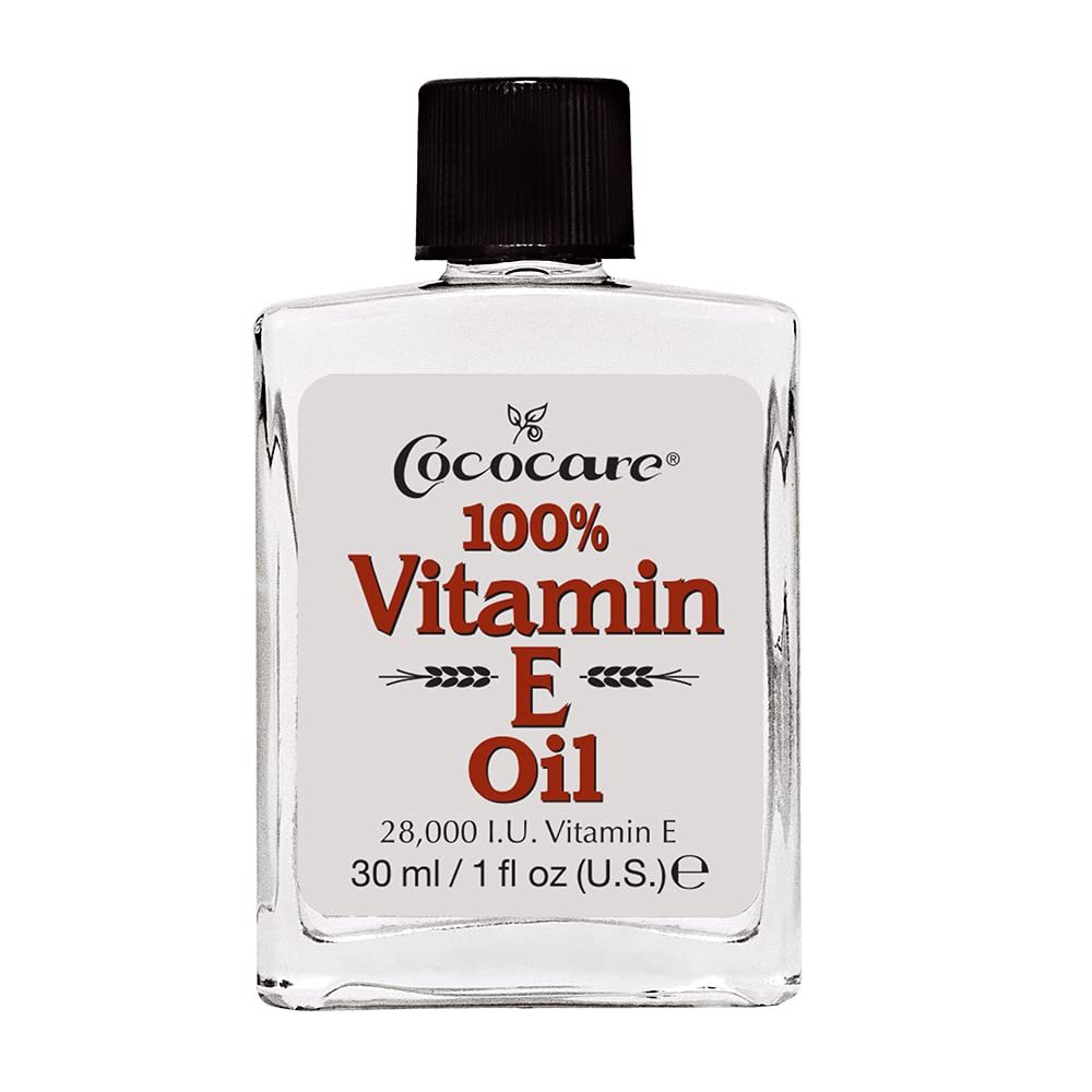 COCOCARE 100% Pure Vitamin E Oil - Moisturizing & Nourishing Skin and Hair Oil, 1 Fl Oz - görsel 1