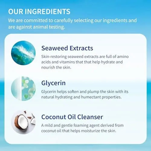 Inis the Energy of the Sea Refreshing Bath and Shower Gel - Sulfate Free Body Wash for Women and Men - Ocean Fresh Fragrance - 7 Fl Oz Avelisse