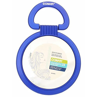 Conair Round Stand or Handheld Mirror – Versatile Glass Makeup Mirror