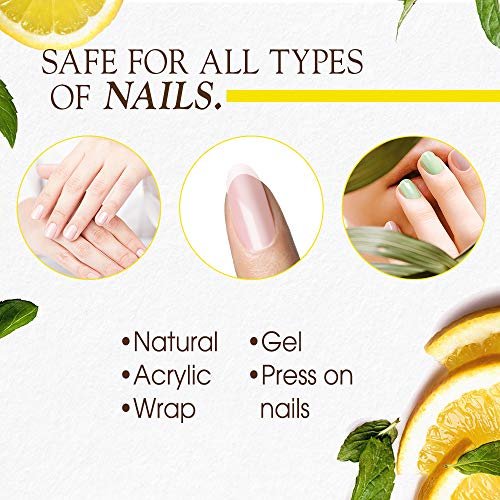Gena Nail Brite Whitening Scrub with Brush – 4 oz Nail Cleanser & Brightener - görsel 8