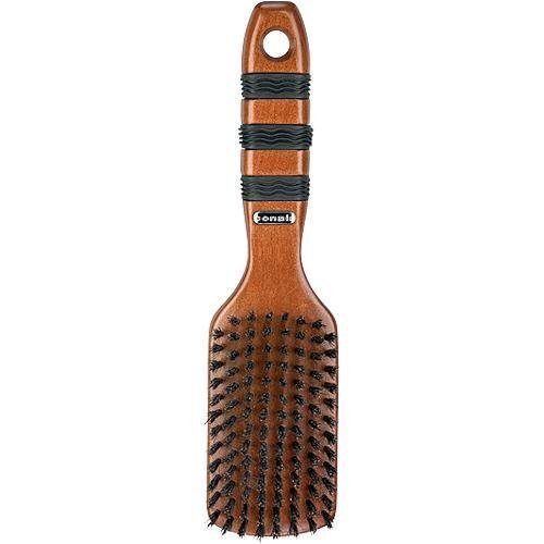 Conair Wood Hair Brush for All Hair Types – Gentle Detangling & Smoothing - görsel 1