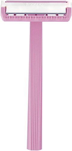 BIC Lady Shaver Women's Disposable Razor, 12 Count - Smooth, Gentle, and Convenient Avelisse