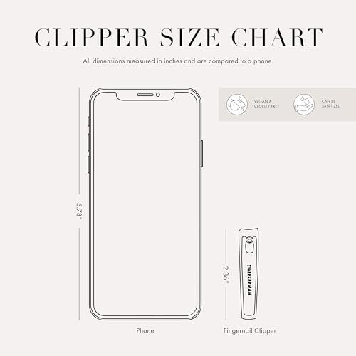 Tweezerman Stainless Steel Fingernail Clipper – Precision Nail Care - görsel 12