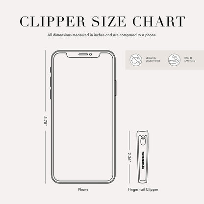 Tweezerman Stainless Steel Fingernail Clipper – Precision Nail Care