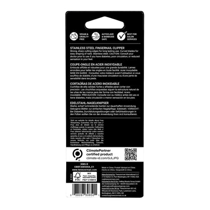 Tweezerman Stainless Steel Fingernail Clipper – Precision Nail Care