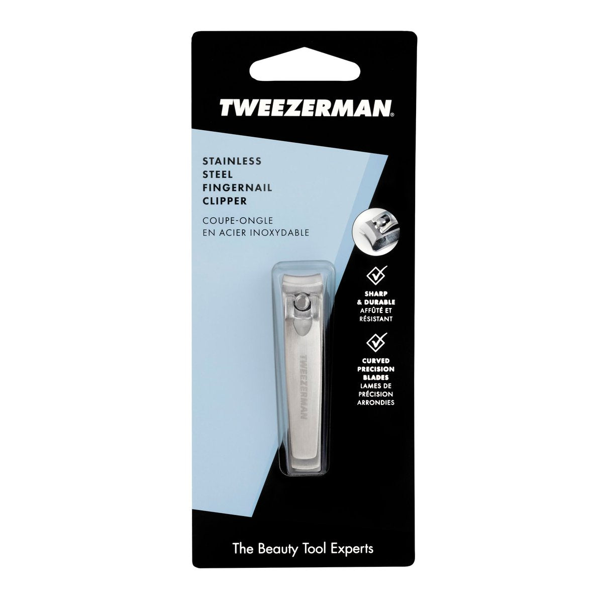 Tweezerman Stainless Steel Fingernail Clipper – Precision Nail Care - görsel 7