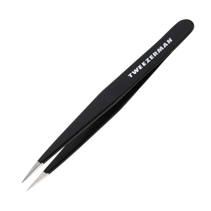 Tweezerman Stainless Steel Point Tweezer – Precision Point Tweezer for Fine Hair Removal (Assorted Colors) Avelisse