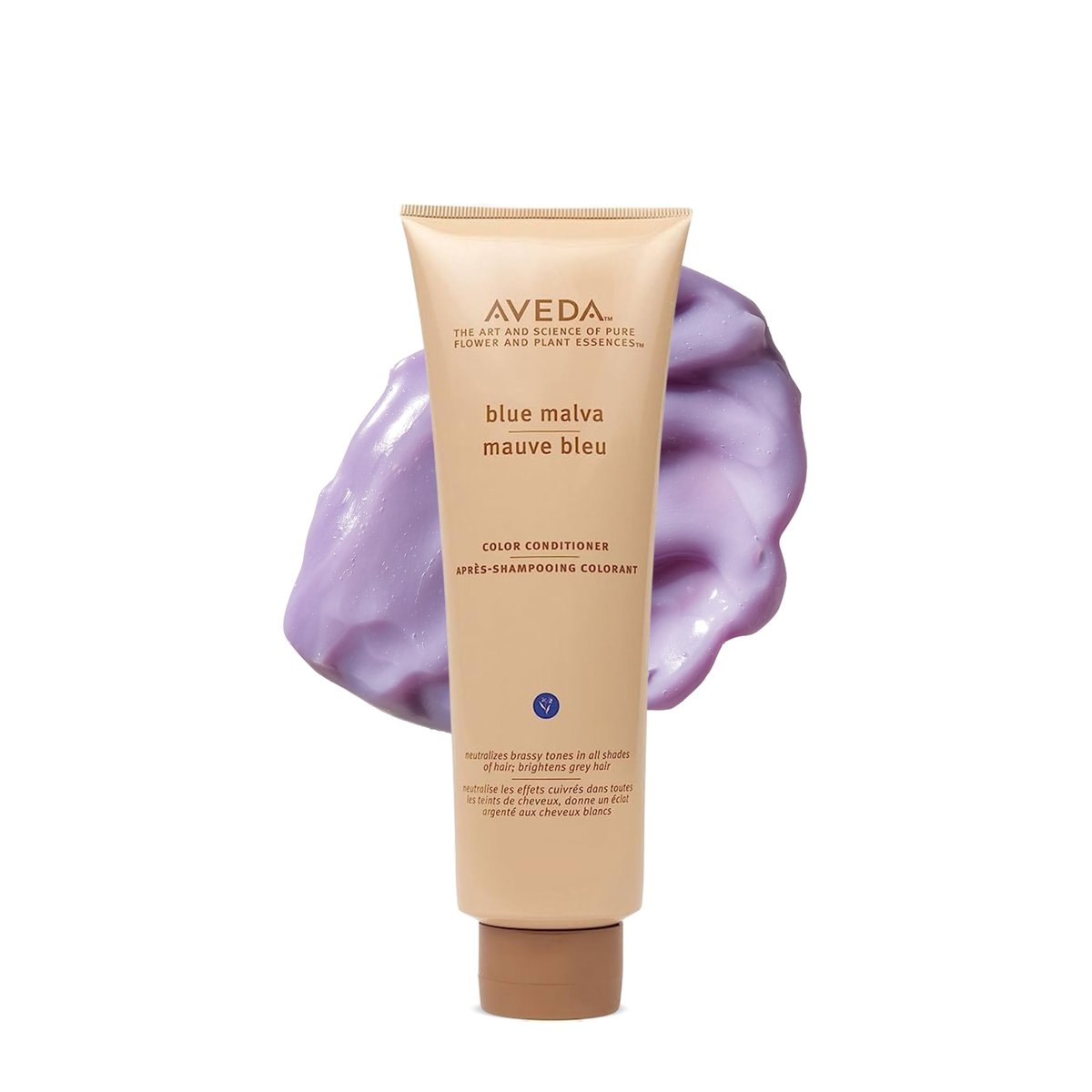 Aveda Blue Malva Color Conditioner - Purple Conditioner for Silver, Gray & Blonde Hair - Neutralizes Brassiness - Deeply Conditions - 8.5 fl oz Avelisse