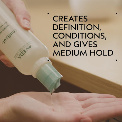 Aveda Confixor Liquid Gel for Fine to Medium Hair - Lightweight Medium Hold with Ylang-Ylang, Lavender, Petitgrain - 8.5 oz