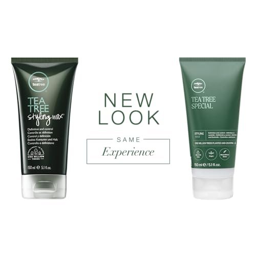 Tea Tree Styling Wax – Adds Definition & Hold for All Hair Types (5.1 fl. oz.) Avelisse