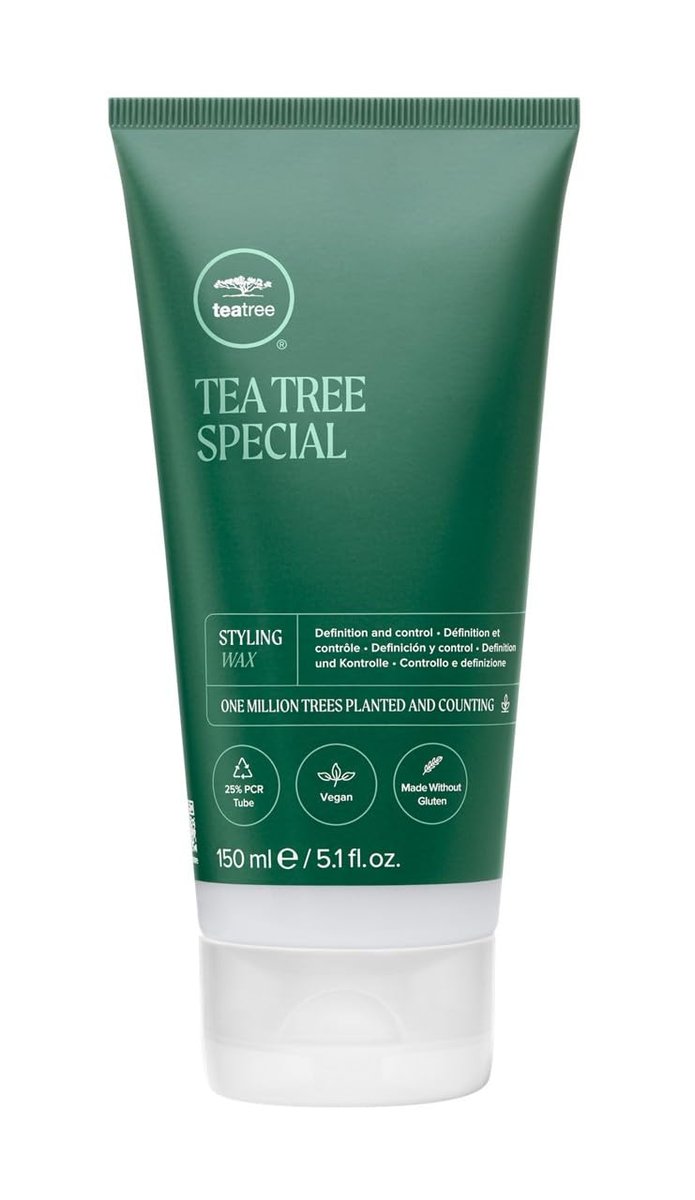 Tea Tree Styling Wax – Adds Definition & Hold for All Hair Types (5.1 fl. oz.) Avelisse