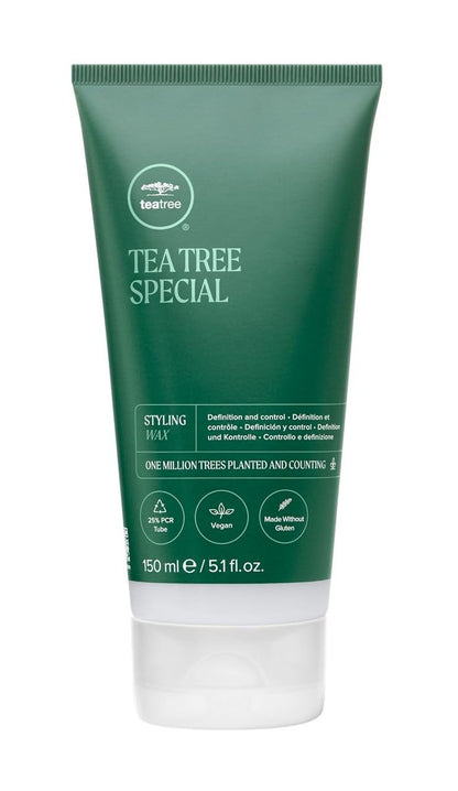 Tea Tree Styling Wax – Adds Definition & Hold for All Hair Types (5.1 fl. oz.) Avelisse