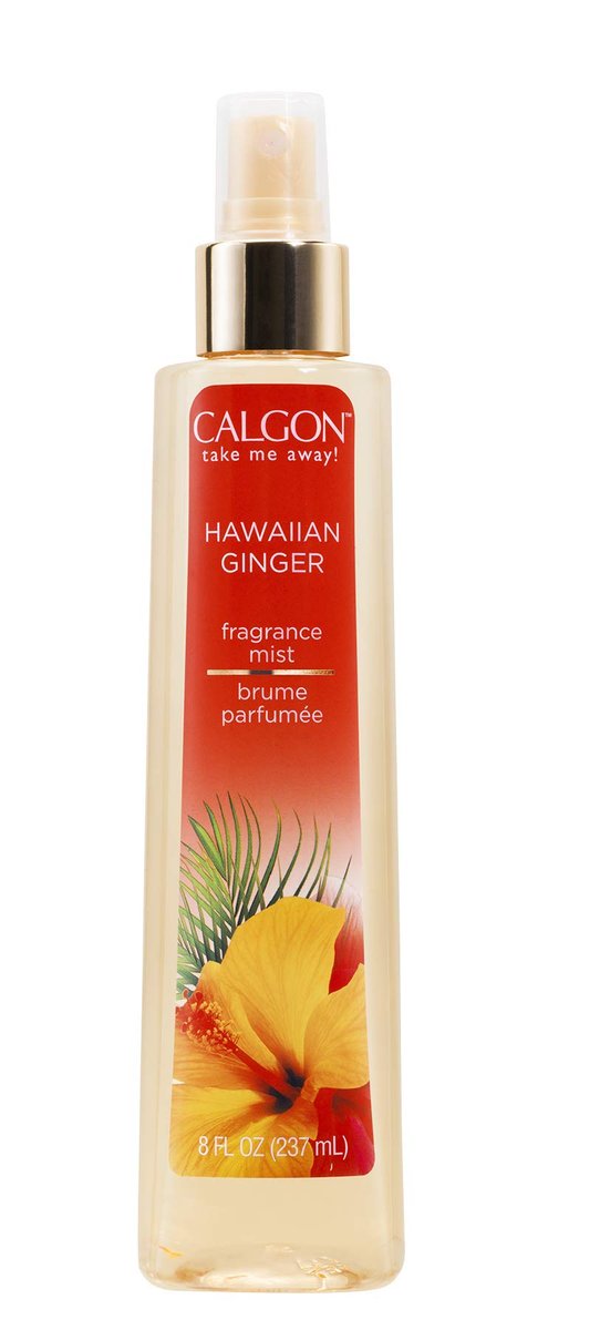 Calgon Hawaiian Ginger Body Mist - 8 fl oz Refreshing Fragrance - görsel 1