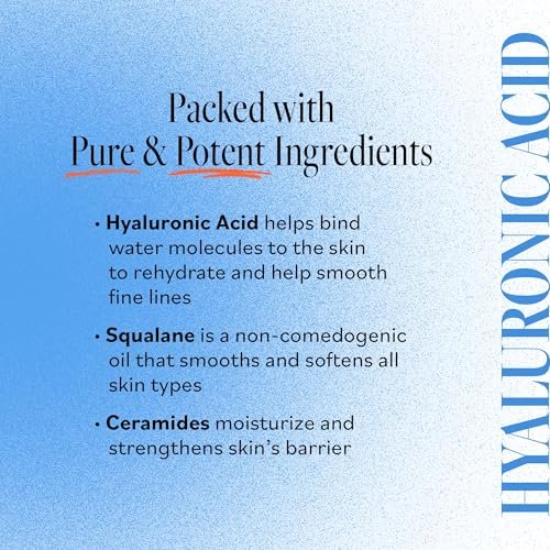 Derma E Ultra Hydrating Antioxidant Day Cream – Face Moisturizer with Hyaluronic Acid, Squalane, and Ceramides for Sensitive Skin, 2 oz Avelisse