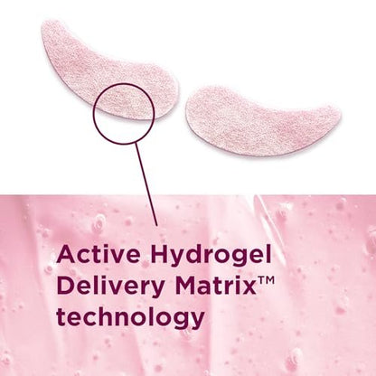 Earth Therapeutics Hydrogel Collagen Under-Eye Patches – Reduce Wrinkles, Puffy Eyes, Dark Circles – 5 Pairs