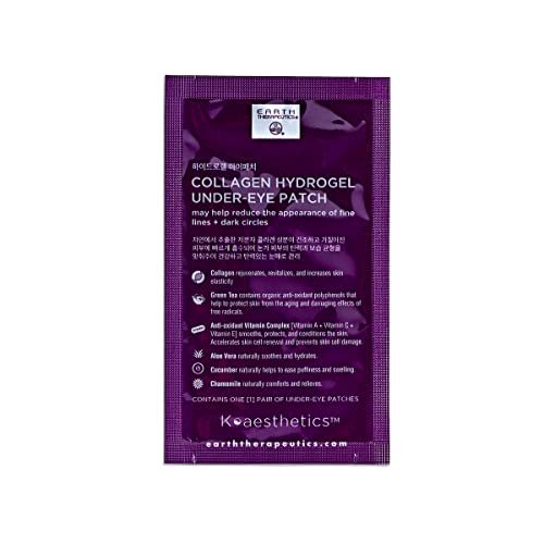 Earth Therapeutics Hydrogel Collagen Under-Eye Patches – Reduce Wrinkles, Puffy Eyes, Dark Circles – 5 Pairs - görsel 10
