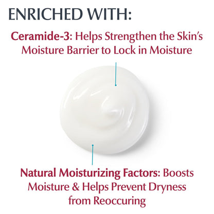 Eucerin Advanced Repair Foot Cream for Dry Feet and Heels – 3 Oz Tube, Pack of 3