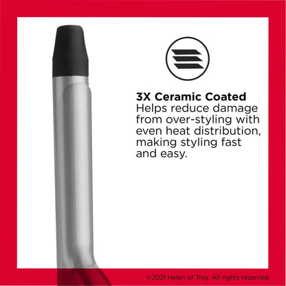 Revlon Perfect Heat Triple Ceramic Curling Iron - 3/4 Inch Barrel for Tight, Silky Curls Avelisse