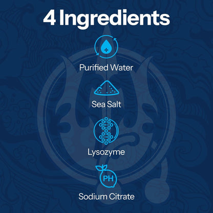 H2Ocean Piercing Aftercare Spray – Sea Salt Solution for New & Healing Body Piercings – Ear, Nose, Navel, Oral & Facial Piercing Cleaner – 4 oz