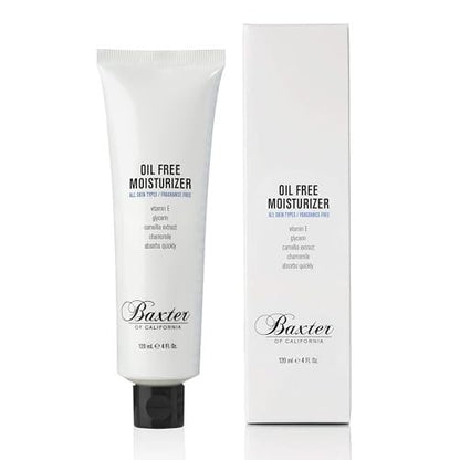 Baxter of California Oil Free Face Moisturizer for Men | Lightweight, Fragrance Free | All Skin Types | 4 Fl Oz Avelisse