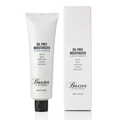 Baxter of California Oil Free Face Moisturizer for Men | Lightweight, Fragrance Free | All Skin Types | 4 Fl Oz Avelisse