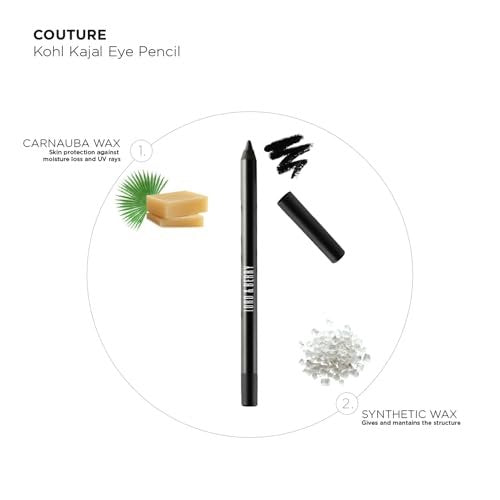 Lord & Berry Couture Kohl Kajal Eyeliner Pencil - Deep Black, Water-Resistant & Long-Lasting, Cruelty-Free & Ophthalmologist Tested - görsel 4