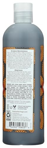 Nubian Heritage African Black Soap Body Wash, 13 oz - Natural & Moisturizing Avelisse