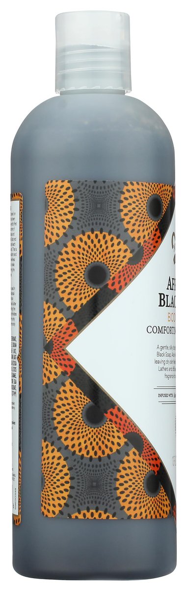 Nubian Heritage African Black Soap Body Wash, 13 oz - Natural & Moisturizing Avelisse