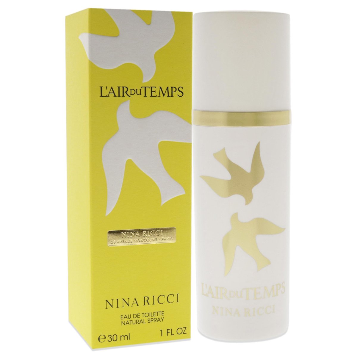 Nina Ricci L'air du Temps Eau de Toilette for Women, 1.0 oz Spray Avelisse