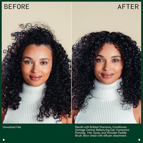 Aveda Brilliant Humectant Pomade | Enhances Curls | Adds Shine & Definition | for Wavy, Curly & Coily Hair | Jasmine, Rose, Clove Aroma | 2.5 oz - görsel 8