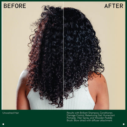 Aveda Brilliant Humectant Pomade | Enhances Curls | Adds Shine & Definition | for Wavy, Curly & Coily Hair | Jasmine, Rose, Clove Aroma | 2.5 oz