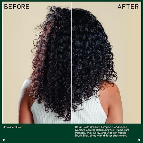 Aveda Brilliant Humectant Pomade | Enhances Curls | Adds Shine & Definition | for Wavy, Curly & Coily Hair | Jasmine, Rose, Clove Aroma | 2.5 oz - görsel 12