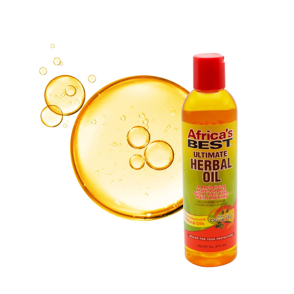 Africa's Best Ultimate Herbal Oil - 8 oz | Nourishing Hair & Scalp Treatment Avelisse