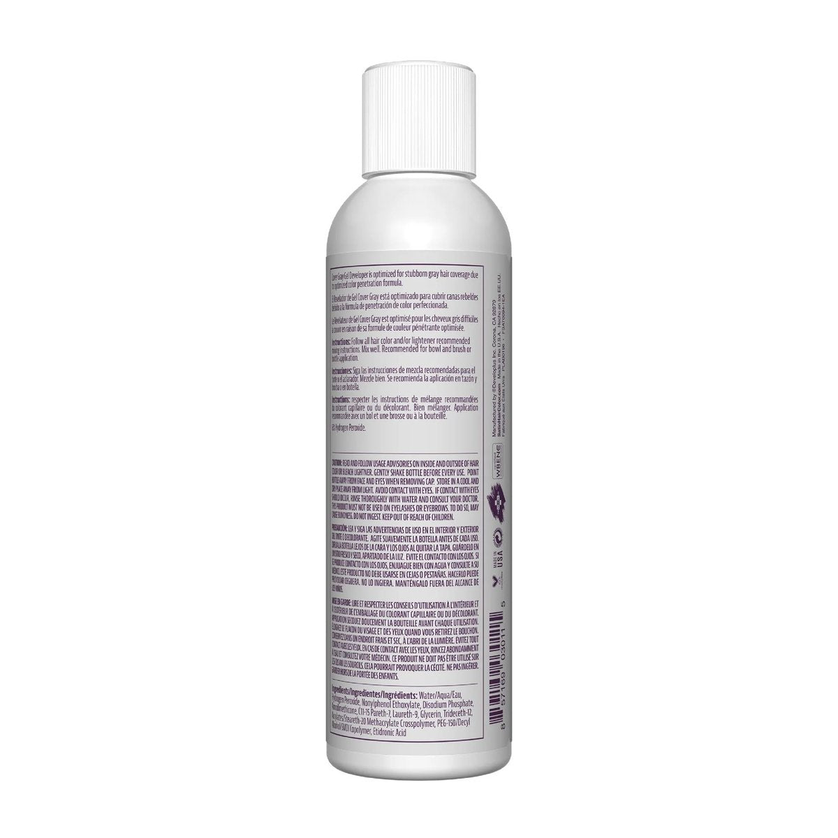Satin Oxide Developer 6 Oz – Grey Coverage Hair Developer - görsel 3