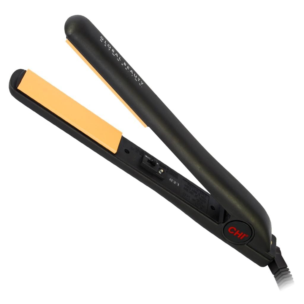 CHI Original 1 Inch Ceramic Hair Straightener Flat Iron - Advanced Ceramic Technology for Frizz-Free Smooth Shine, Floating Plates, Analog On/Off Switch, Salon-Quality Results Avelisse