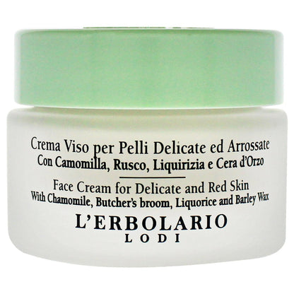 L'Erbolario Face Cream for Delicate and Red Skin – Soothing Moisturizer 1 oz