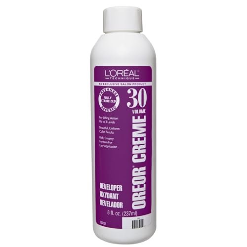L'Oréal Technique Oreor 30 Volume Developer 8 oz - Creamy Hair Color Developer for Uniform Results - görsel 2