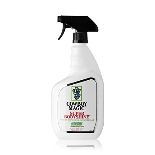 Cowboy Magic Super Bodyshine Fast Dry Repel Dust Detangle Hair - 32 oz Avelisse