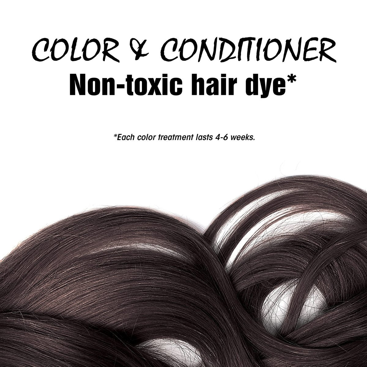 Light Mountain Henna Hair Color & Conditioner – Black (Organic Henna Leaf Powder, Chemical-Free, Semi-Permanent Hair Dye + 4 Hair Clips) - görsel 6
